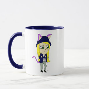 Mug chibi catgirl