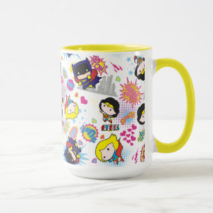 Mug Chibi Super Heroine Motif