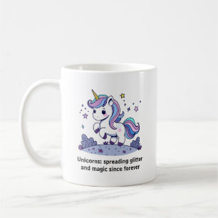 Mug Chibi Unicorn Diffusion Parties scintillant Et Mag