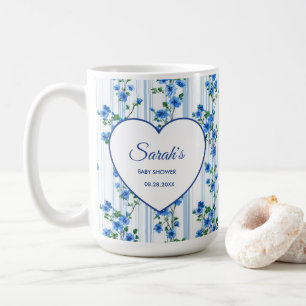 Mug Chic Boho Fleur Bleue Sauvage Garçon floral Baby S