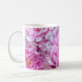 Mug Chic Chic Pink Pastel Peonies roses