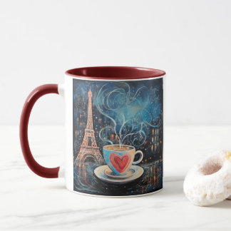 Mug Chic Eiffel Tower Café Café Chalet Paris