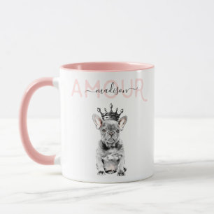 Mug Chic Français Bulldog Français Amour Royal