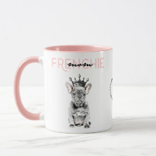 Mug Chic French Bulldog Frenchie Mom Monogramme