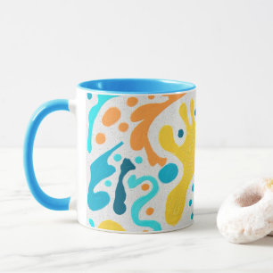 Mug Chic moderne Abstrait couleur Motif