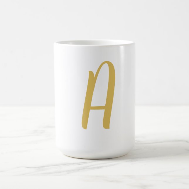 Mug Chic or couleur Monogramme Professional Calligraph (Centre)