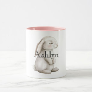 Mug Chic Pink Cute Bunny