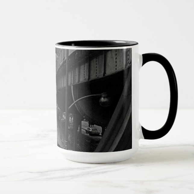 Mug Chicago Blackhawk Restaurant photo des années 1960 (Droite)