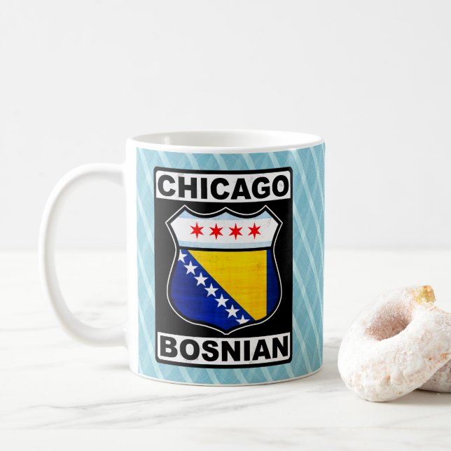 Mug Chicago Bosniaque Américain (Avec donut)