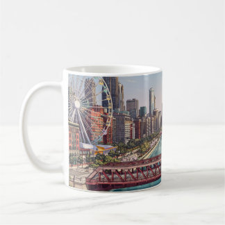 Mug Chicago Illinois | Souvenir de la skyline de la ri