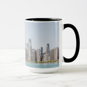 Mug Chicago Skyline Avec Le Lac Michigan