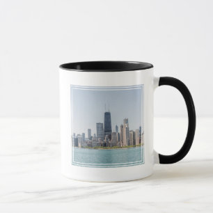 Mug Chicago Skyline Avec Le Lac Michigan
