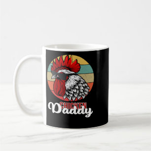 Mug Chicken Chick Mens Vintage Chicken Daddy Retro Far