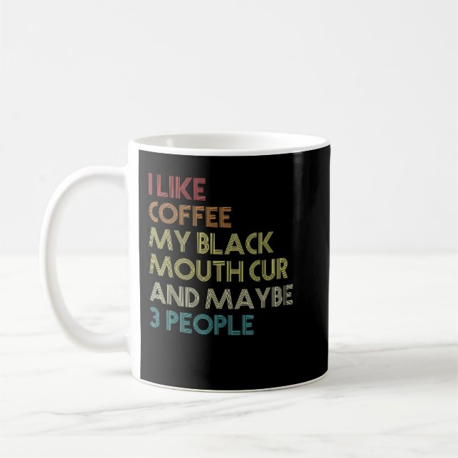 Mug Chien à la bouche noire Propriétaire de café Amate (Gauche)