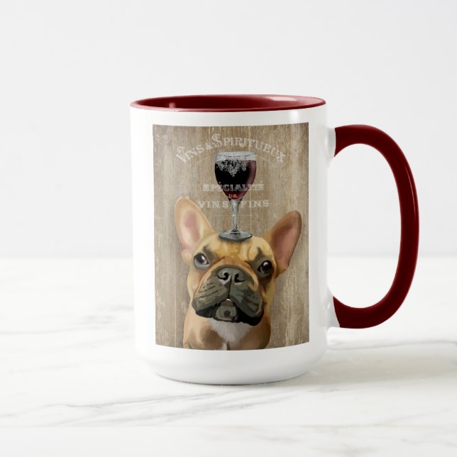Mug Chien Au Vin, Chien de taule français (Droite)