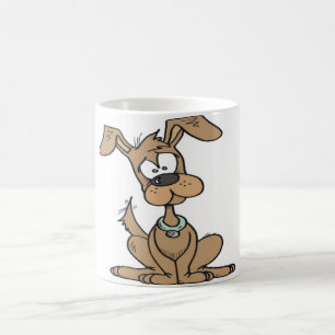 Mug Chien avec un confus drôle