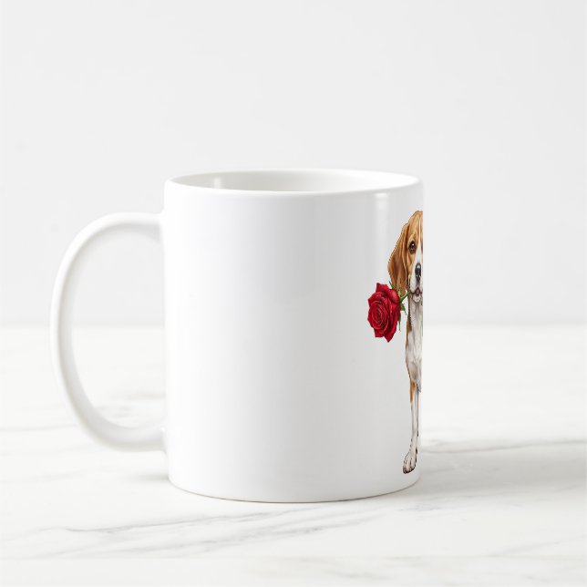 Mug Chien Beagle Mignon (Gauche)