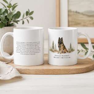 Mug Chien belge Tervuren Aquarelle Citation de race