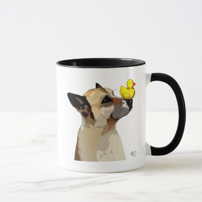 Mug Chien berger allemand et canard (Droite)