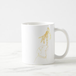 Mug Chien Black Lover Squelette main drôle Halloween 2