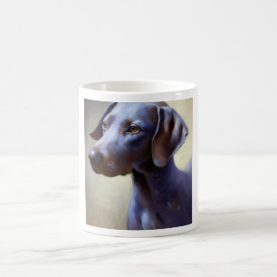 Mug Chien bleu dentelle