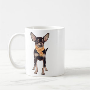 Mug Chien Charming Chihuahua peint à la main