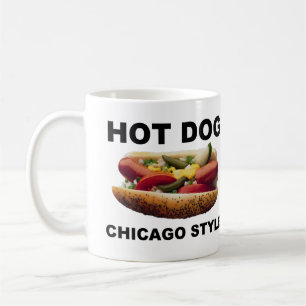 Mug Chien chaud de style Chicago