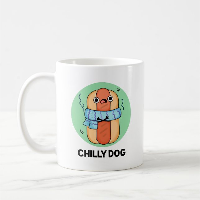 Mug Chien chéri Funny Chili Hot Dog Pun (Gauche)