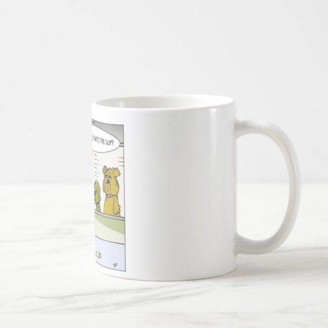 Mug Chien Contre Borne D'Incendie Cadeaux Drôles Et T- (Droite)