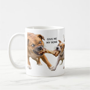 Mug CHIEN contre CHIEN pour un os