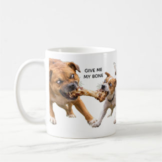 Mug CHIEN contre CHIEN pour un os