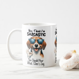 Mug Chien cool dans les lunettes de soleil - Funny OK 