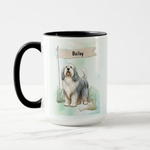 Mug Chien de berger des plaines polonaises Aquarelle P