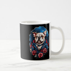 Mug Chien de Bulldog Old School Tattoo Style Retro Vin