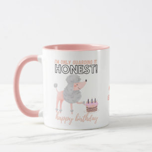 Mug Chien de caniche chéri Pinky Chien de la MOMA Amus