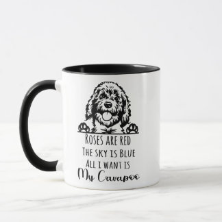 Mug chien de cavapoo