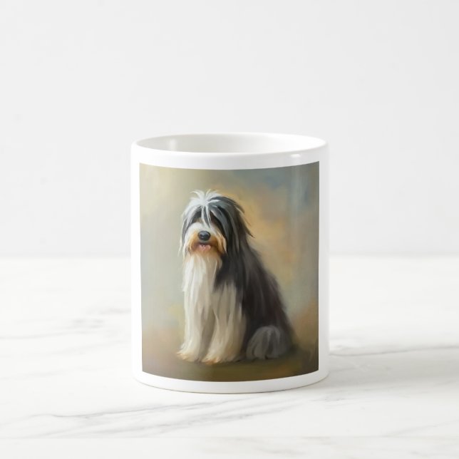 Mug Chien de Collie à poils (Centre)