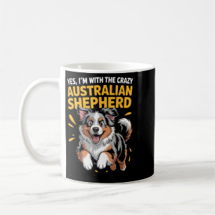 Mug Chien de compagnie drôle avec le berger Australien