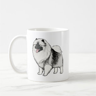 Mug Chien de dessin Keeshond   Cute Keesie Lover's