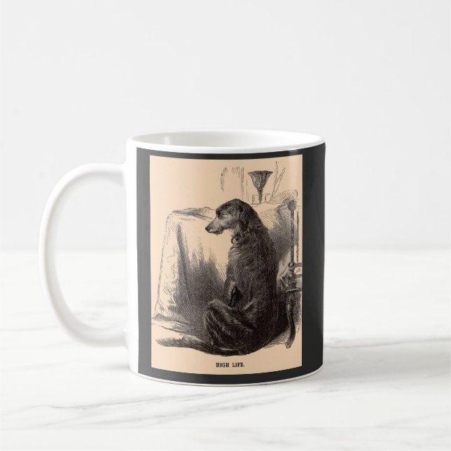 Mug chien de haute vie, chien de basse vie (Gauche)
