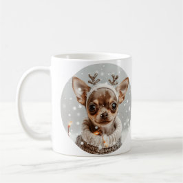 Mug Chien de Noël Chihuahua Reindeer