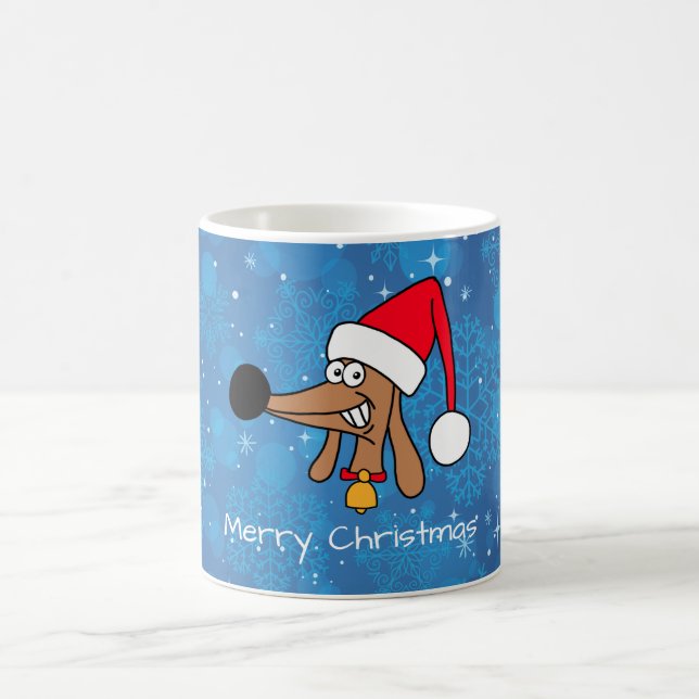 Mug Chien de Noël Festif (Centre)