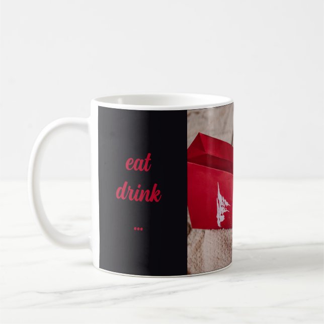 Mug Chien de Noël soit duveteux (Gauche)