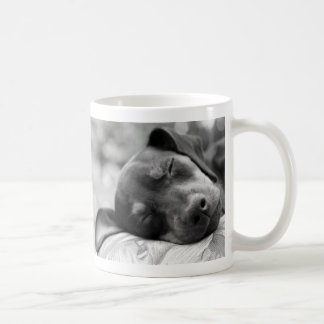 Mug Chien de Pinscher miniature de sommeil
