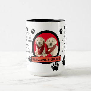 MUG CHIEN DE POIVRE PERSONNALISÉ, PAPA ! CHER CAFÉ P
