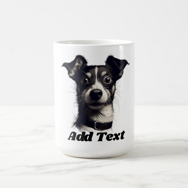 Mug Chien de Rat Terrier Personnalisé (Centre)