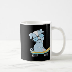 Mug Chien de skateboard chiot drôle skateboard chien m