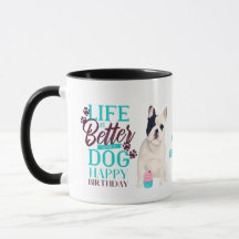 Chien de taureau français chéri Aime l'anniversair