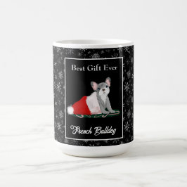 Mug Chien de taureau français dans le café Casquette d