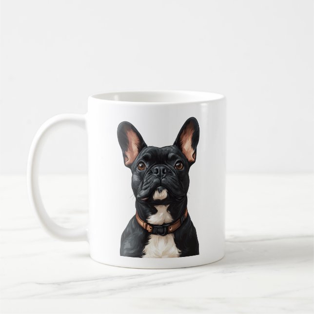 Mug Chien de taureau noir (Gauche)